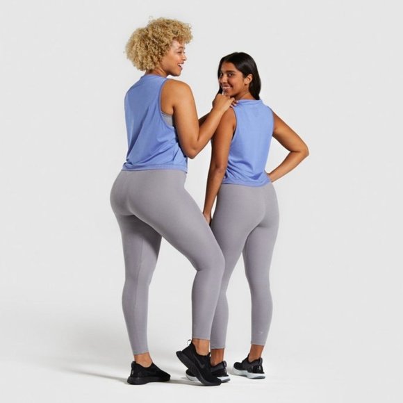 NWT Gymshark x Whitney Simmons Beautiful Blue Crop Tank Women's Size Small - Picture 9 of 11